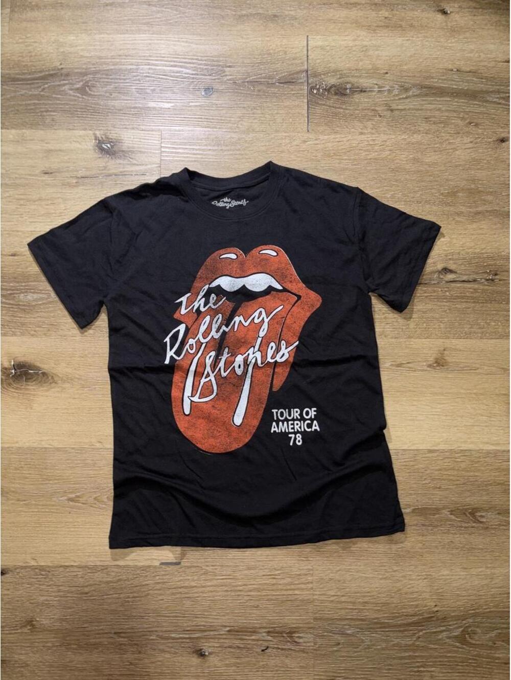 The Rolling Stones Tour of America ’78 Graphic Tee Black Size M